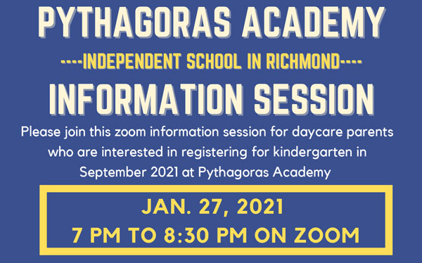 Join Our kindergarten Admission Webinar on Jan. 27, 7pm